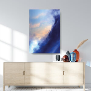 Cuadro Abstracto Cielo con Nubes