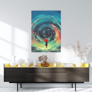 Cuadro Decorativo Chica Remolino