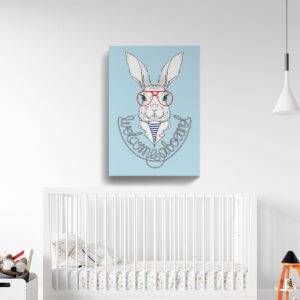 Cuadro Decorativo Infantil de Conejo
