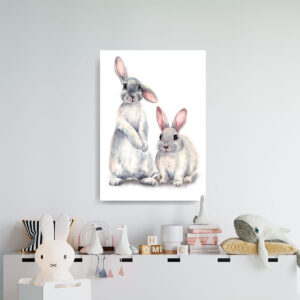Cuadro Decorativo Infantil de Conejos
