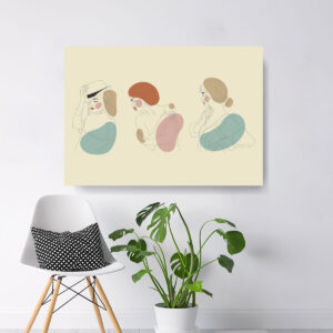 Cuadro Mujeres Estilo Abstracto