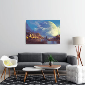 Cuadro Decorativo de la Luna