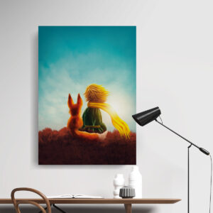 Cuadro Infantil del Principito y el Zorro