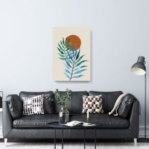 Cuadro de Hojas Tropicales