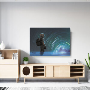 Cuadro Futurista de Astronauta