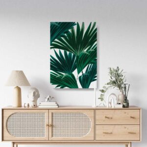 Cuadro Botánico Hojas de Palmas