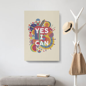Cuadro Tipográfico Yes I Can