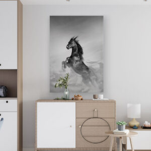 Cuadro de Caballo Negro