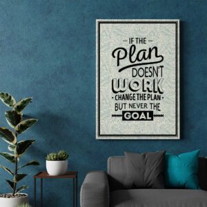 Cuadro de Texto Motivador The Plan