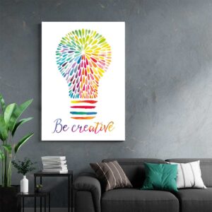 Cuadro de Motivación Be Creative