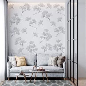 Vinilo de Patrón Floral Gincko