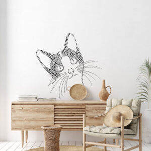 Vinilo de Gatos en Puntos