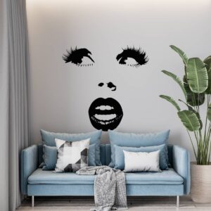 Vinilo Decorativo Cara de Mujer Sorprendida