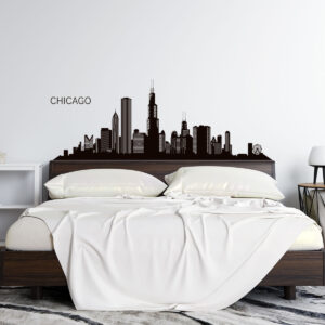 Vinilo Decorativo Chicago Skyline