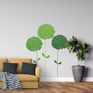 Vinilo Decorativo Floral Dahlia