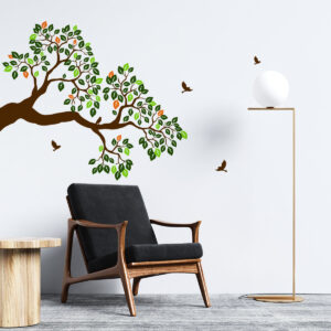 Vinilo Decorativo Floral Rama de Arbol