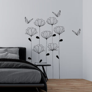 Vinilo Decorativo Floral de Magnolias