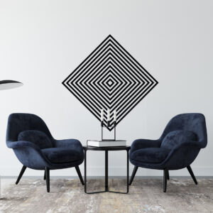 Vinilo Decorativo Geométrico Monocromo