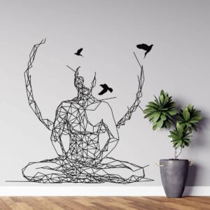 Vinilo Decorativo Geométrico Yoga