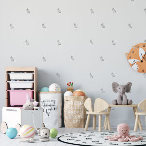 Vinilo Decorativo Infantil Patrón de Elefante