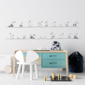 Vinilo Decorativo Infantil Tiernas Aves