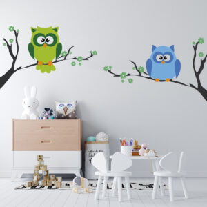 Vinilo Decorativo Infantil de Búhos