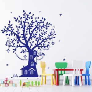 Vinilo Decorativo Infantil de Casa Árbol