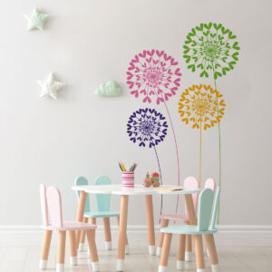Vinilo Decorativo Infantil de Flores