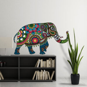 Vinilo Decorativo Mandala Elefante