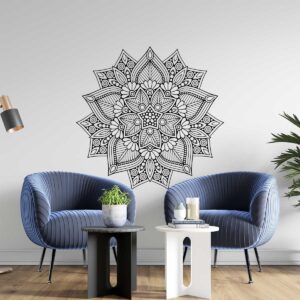 Vinilo Decorativo Mandala Ornamental