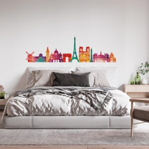 Vinilo Decorativo Paris Skyline