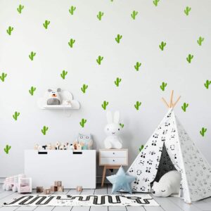 Vinilo Decorativo Patrón de Cactus