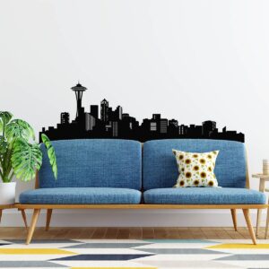 Vinilo Decorativo Seattle Skyline