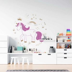 Vinilo Decorativo Unicornio Mágico