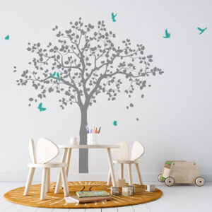 Vinilo Decorativo de Arbol con Aves