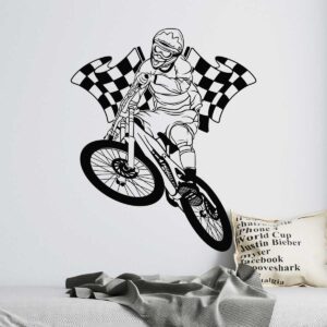 Vinilo Decorativo de Ciclismo BMX