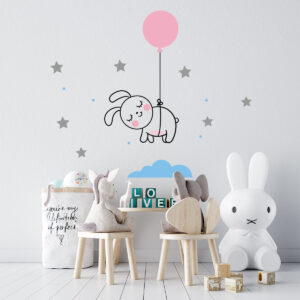 Vinilo Decorativo de Conejo para Bebés