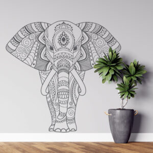 Vinilo Decorativo de Elefante