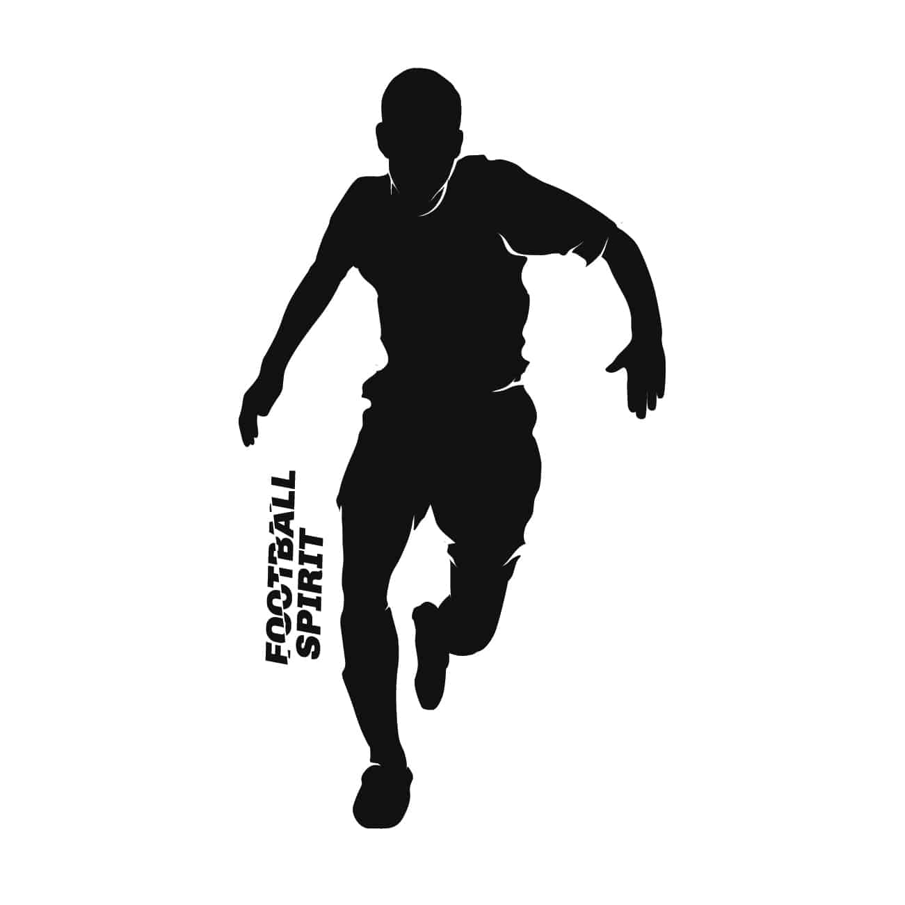 Vinilo de Futbolista con Texto - Imagen 2