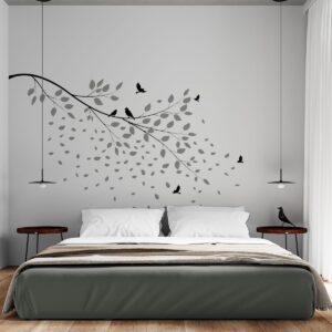 Vinilo Decorativo de Rama Ornamental