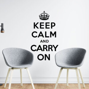 Vinilo Decorativo de Texto KEEP CALM
