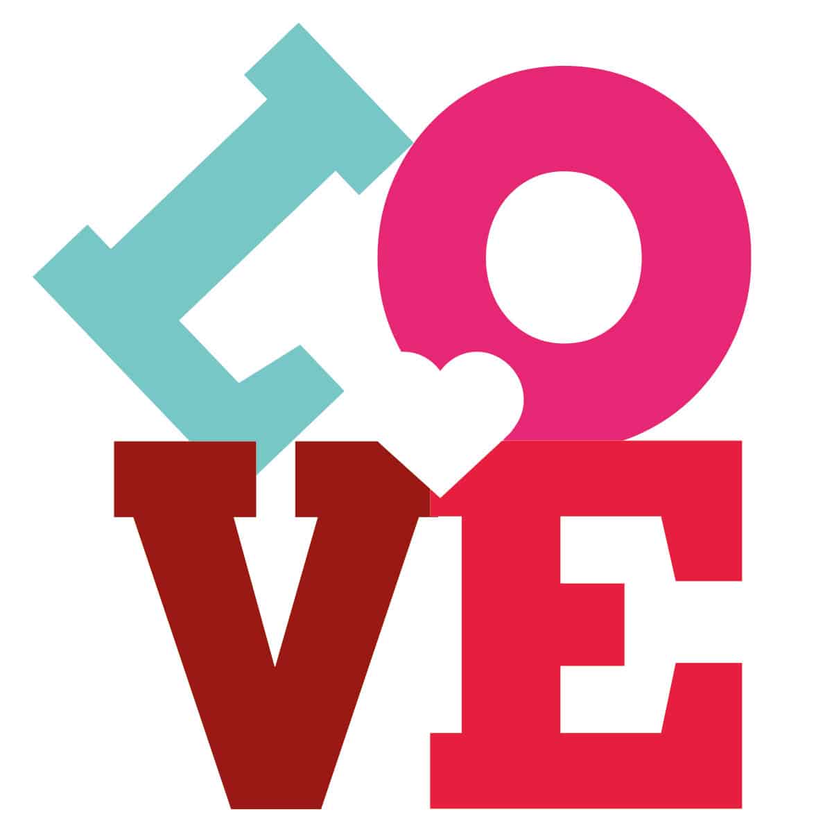 Vinilo Decorativo de Texto Love - Imagen 2