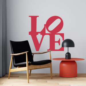 Vinilo Decorativo de Texto Love