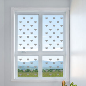 Vinilo de Corazones para Cristales