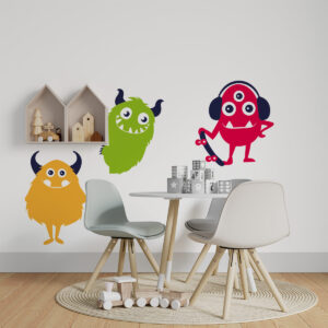 Vinilo Infantil de Monstruos