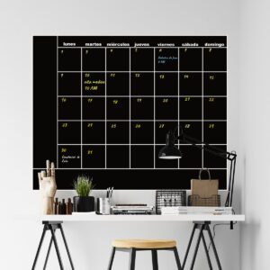 Planificador Mensual en Pizarra