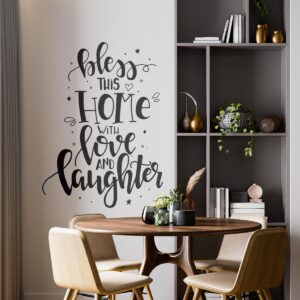 Vinilo de Texto Bless This Home