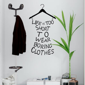 Vinilo de Texto en Forma de Vestido