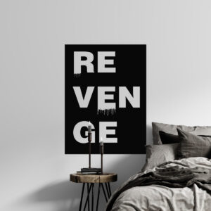 Vinilo decorativo de Texto Revenge