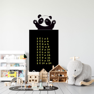 Vinilo Infantil de Pizarra con Panda